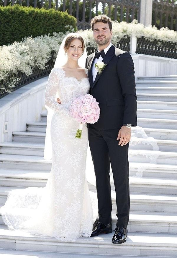 Basketbolcu sevgilisi Buğrahan Tuncer ile masallara layık bir aşk yaşamalarının ardından geçtiğimiz Haziran ayında evlenmişlerdi.
