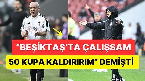 Henüz İkinci Maçında Kadrodan Yakınan Beşiktaş Teknik Direktörü Rıza Çalımbay'a Taraftarlar Tepki Gösterdi