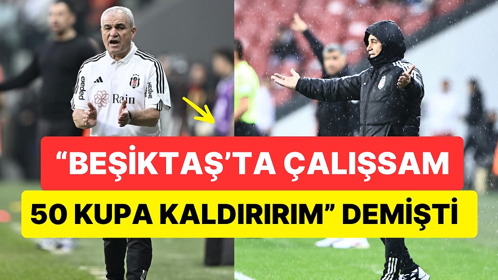 Henüz İkinci Maçında Kadrodan Yakınan Beşiktaş Teknik Direktörü Rıza Çalımbay'a Taraftarlar Tepki Gösterdi