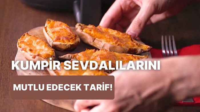 5 Dakika Pişirince Hazır Olan Leziz Tatlı Patates Kumpir Nasıl Yapılır?