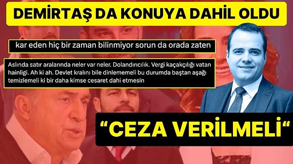 Futbol ve iş dünyasından birçok kişiyi ‘fon’ sistemi yalanıyla dolandıran Seçil Erzan Türkiye’nin gündemine oturdu. Akılalmaz dolandırıcılık davasıyla ilgili her gün yeni bir detay ortaya çıkarken konu hakkında bir açıklama da Prof. Dr. Özgür Demirtaş’tan geldi.