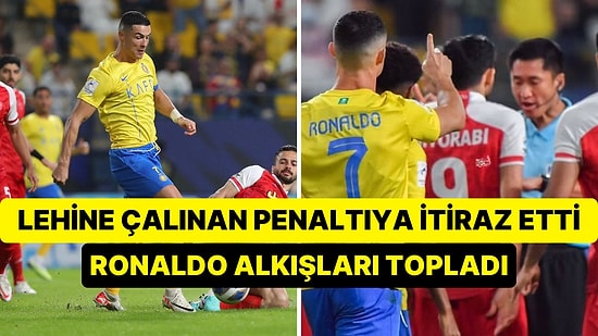 Ronaldo'dan Alkışlanacak Hareket: Lehine Verilen Penaltı Kararına İtiraz Etti