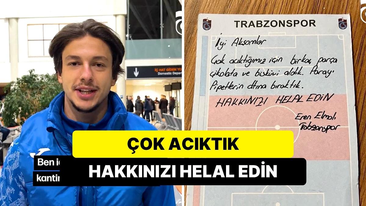 Trabzonsporlu Futbolcuların Sivas Havaalanı&apos;na Bıraktığı Not Yüzünüzü Gülümsetecek!