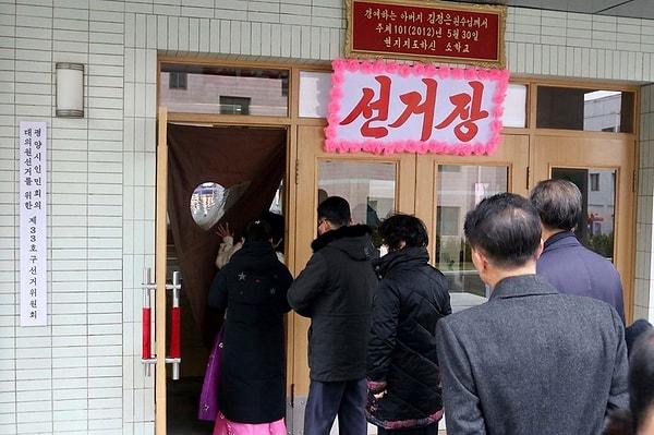 Kuzey Kore halkı, Pazar günü yerel seçime gitti.