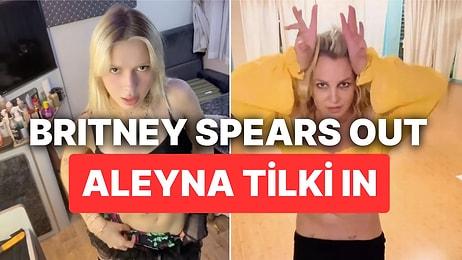 Aleyna Tilki'den, Akıllarda Soru İşareti Bırakan Britney Spears Dansı Taklidi!