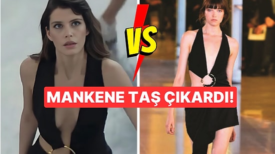 Bir Elinde On Marifet Olan Beren Saat'in Mankene Taş Çıkardığı Elbise Olay Oldu