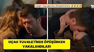 Aile Dizisinde Kıvanç Tatlıtuğ ve Serenay Sarıkaya'nın Uçak Tuvaletinde Öpüşme Sahnesi Gündem Oldu