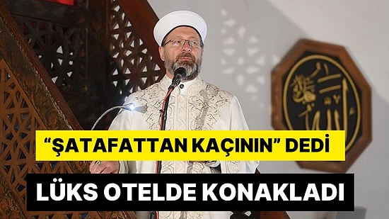 Dev Harcama! Diyanet İçin Yine Musluklar Açıldı: Konaklamaya 3 Milyon Lira Harcadı