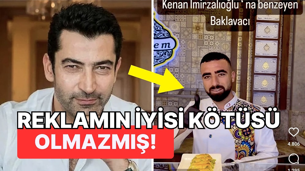 Kenan İmirzalıoğlu'na Benzerliği ile Halkın Diline Düşen Baklavacı Satışlarını Yüzde 400 Artırdığını Açıkladı