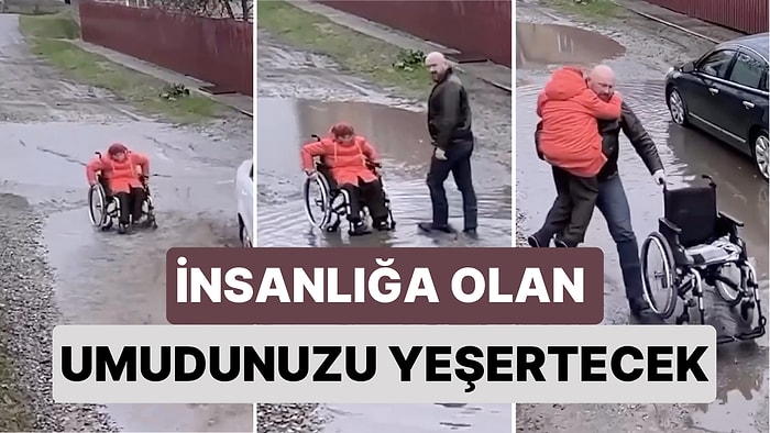 Diğerleri Yanından Geçip Giderken Arabasını Durdurup Engelli Bireyin Aracını Saplandığı Çamurdan Çıkaran Adam