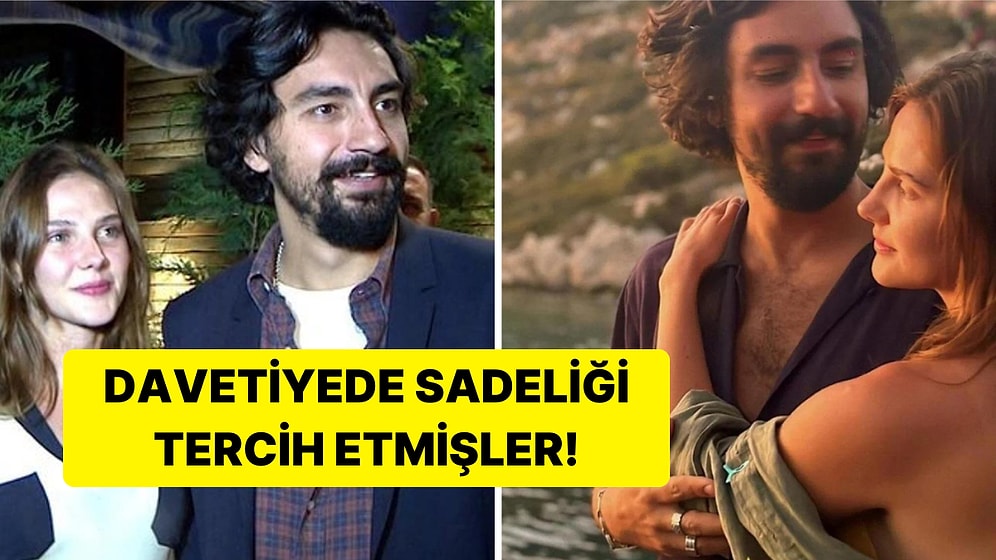 Alina Boz ve Umut Evirgen'in Sadece 90 Kişiye Gönderilen Düğün Davetiyesi Ortaya Çıktı
