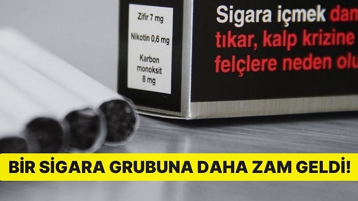 Bir Sigara Grubuna Daha Zam Geldi