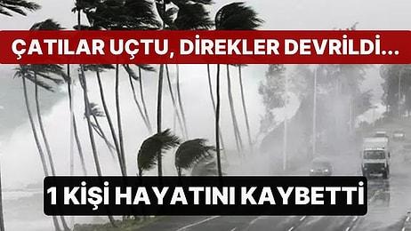 İstanbul'da Fırtınanın Bilançosu! 1 Kişi Hayatını Kaybetti