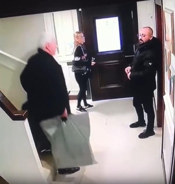 Ortaya çıkan yeni görüntülerde ise futbolcuları dolandırdığı iddia edilen Seçil Erzan'ın bir mağdurun ofisinden çıktığı anlarda para dolu poşeti yardımcısına taşıttığı görülüyor.