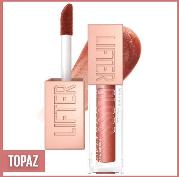 7. Maybelline New York Lifter Gloss Nemlendirici Dudak Parlatıcısı- 009 Topaz