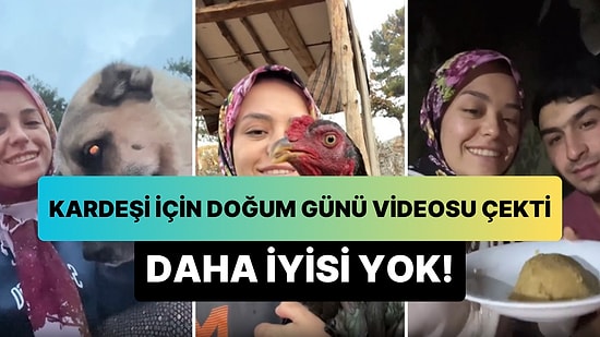 Daha İyi Bir Doğum Günü Kutlaması Yok: Gezen Oğlak, Kardeşinin Doğum Gününü Efsane Bir Şekilde Kutladı