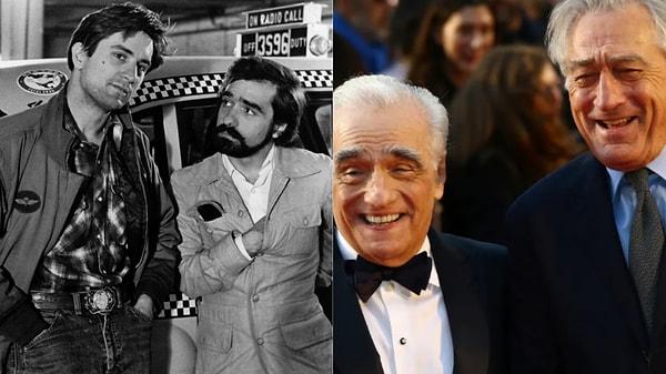 9. Martin ve Robert birbirlerini gençlik yıllarından beri tanıyorlar. Henüz 16 yaşındayken tanıştılar. Martin Scorsese, Taxi Driver, Good Fellas, The Irishman, Cape Fear ve daha birçok filmiyle büyük yeteneğini göstermiş, tanınan ve takdir edilen bir yönetmen. Robert De Niro, Scorsese'nin 25 filminden 9'unda rol aldı.