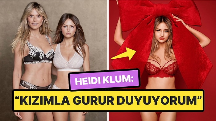 19 Yaşındaki Kızıyla Birlikte İç Çamaşırı Pozları Veren Heidi Klum, Sosyal Medyada Olay Yarattı