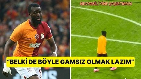 Galatasaray'da Çok Eleştirilen Ndombele'nin Manchester United Maçındaki Isınma Hareketleri Çok Konuşuldu