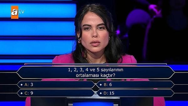 Kenan İmirzalıoğlu'nun sunumuyla ekranlara gelen sevilen yarışma programı Kim Milyoner Olmak İster'in son bölümde, yarışmacının "ortalama" konulu matematik sorusunda kararsız kalması izleyenlerde büyük şaşkınlık yarattı.