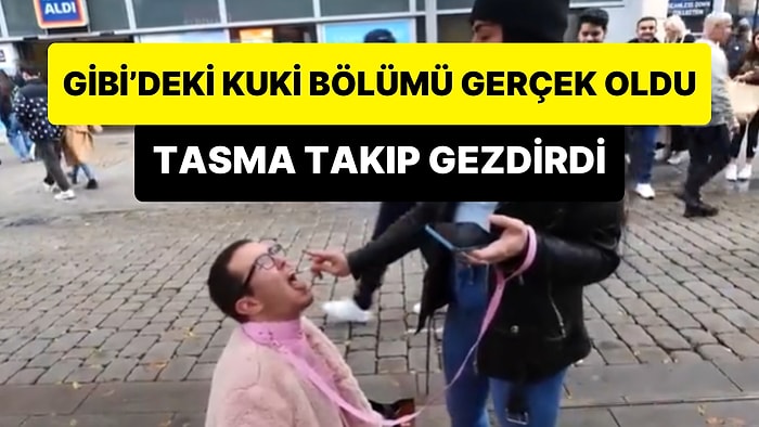 Gibi'nin Kuki Bölümü Gerçek Oldu: Bir Kadın, Kölesine Tasma Takıp Ağzını Küllük Olarak Kullandı