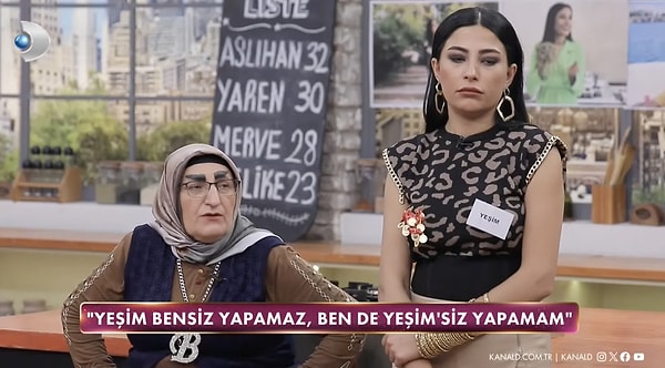 Beyhan Hanım diskalifiye olmak da yarışmadan ayrılmak da istemezken; Gönül Hanım sadece "Bak senin yüzünden başımıza neler geldi" dedi.