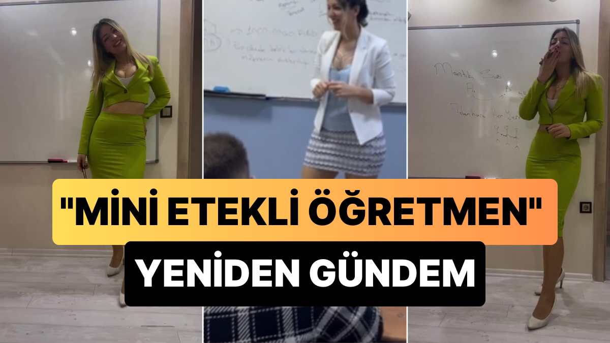 Mini Etekli retmen Olarak nlenen Fidan Atalay G s Dekolteli Mini Etekli retmen Olarak nlenen Fidan Atalay G s Dekolteli