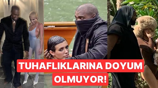 Her Giydikleri ile Olay Olan Kanye West ve Bianca Censori Çiftinin Peluş Oyuncaklı Kıyafeti Hayatı Sorgulattı
