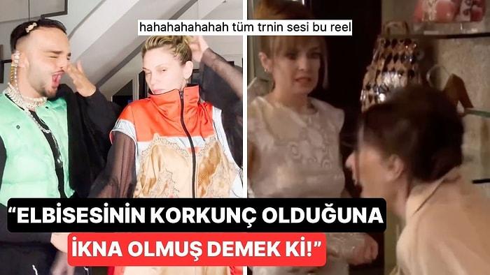 Farah Zeynep, Cümle Alemin Dalga Konusu Olan Gala Kıyafetiyle Firdevs Yöreoğlu Taklidi Yaparak Dalga Geçti