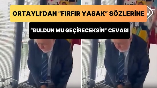Candaş Tolga'nın 'Fırfır Yasak' Sözlerine Ortaylı'dan 'Niye Yasak? Buldun mu Geçireceksin' Cevabı