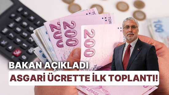 Bakan Açıkladı: Asgari Ücrette Tarih Belli Oldu! 'Yıllar Sonra İlk Kez' DİSK Asgari Ücret Talebini Açıkladı