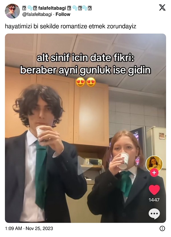 9. Önemli olan da romantize edebilmek galiba.😂