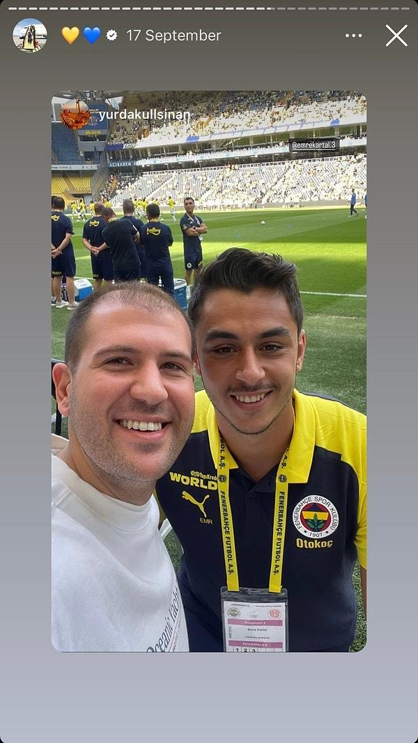 Emre Kartal'ın Instagram hesabına "Fenerbahçe assistant coach" yazması taraftarların tepkisini çekti.