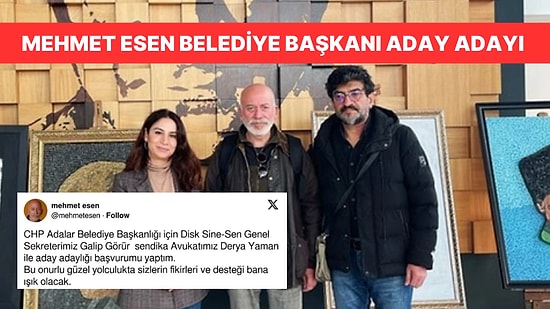 Sine-Sen Genel Başkanı Oyuncu Mehmet Esen, Cumhuriyet Halk Partisi Belediye Başkanlığı Aday Adayı Oldu