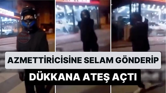 Gebze'de Bir Genç Azmettiricisine Selam Göndererek Bir Oto Galeriye Ateş Açtığı Anları Paylaştı