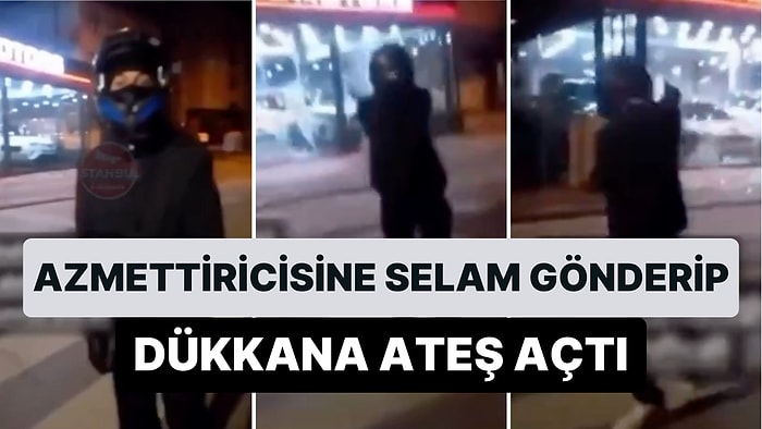 Gebze'de Bir Genç Azmettiricisine Selam Göndererek Bir Oto Galeriye Ateş Açtığı Anları Paylaştı
