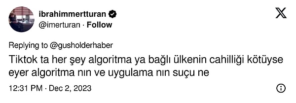 Bir de yanlış olan şeylerin kökenine inmeden görünür olmasını yasaklamanın yanlış olduğunu düşünenler oldu.