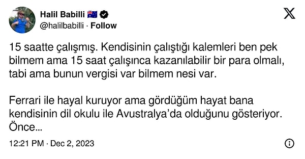 Yurt dışında yaşayanların gençlerin hayal kırıklığına uğradığını da söylüyor.