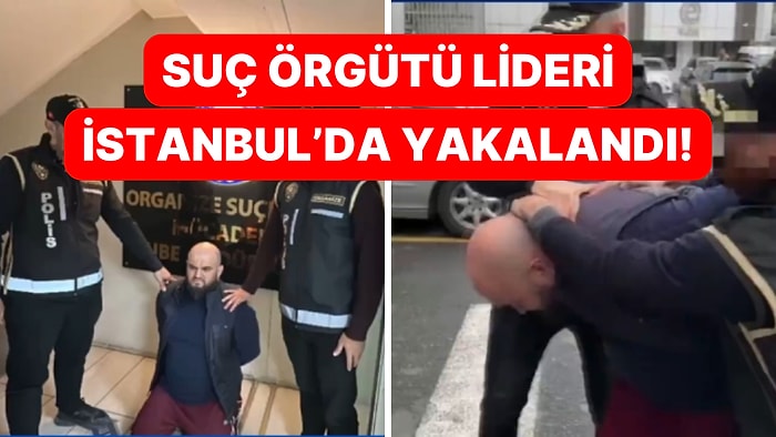 Mavi Bültenle Aranan Organize Suç Örgütü Lideri İstanbul'da Yakalandı!