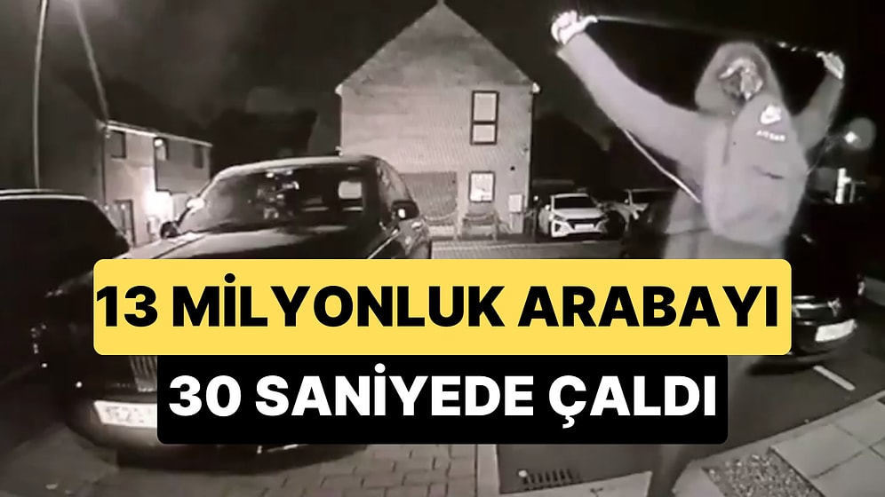 Lüks Araç Hırsızlarının Anahtarsız Soygun Yöntemi ile 13 Milyonluk Rolls-Royce'u 30 Saniyede Çaldıkları Anlar