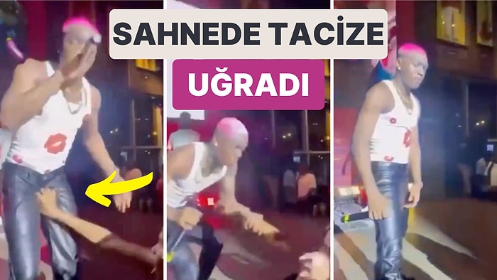 Nijeryalı Şarkıcı Ruger Sahnede Şarkı Söylediği Sırada Bir Kadın Hayranının Tacizine Uğradı