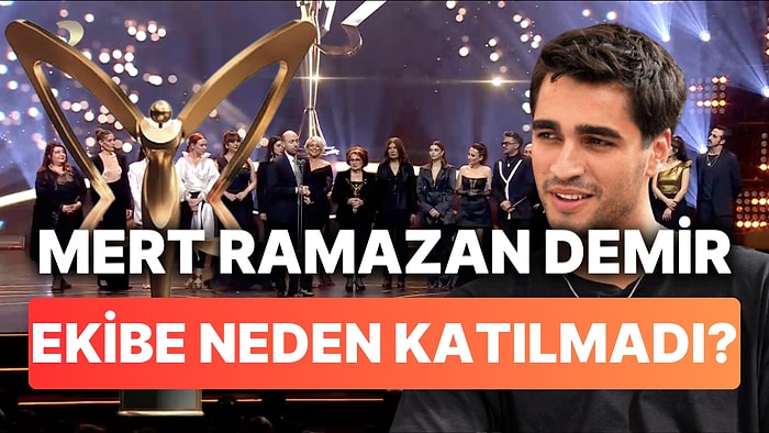 Altın Kelebek'te Ödül Alıp Sahneye Çıkan Yalı Çapkını Ekibinde Mert Ramazan Demir'in Olmaması Tepki Çekti