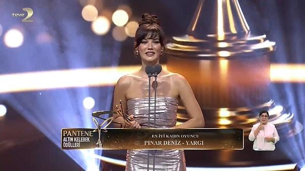 En iyi kadın oyuncu ödülü - Pınar Deniz