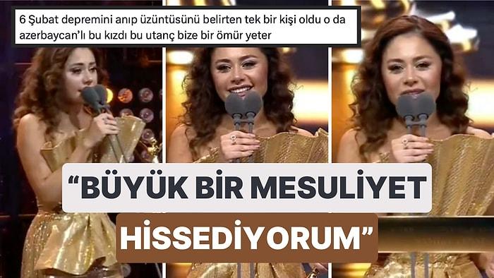 Azerbaycan'ı Eurovision'da Temsil Eden Samira Efendi'nin Altın Kelebek Konuşması Beğeni Topladı