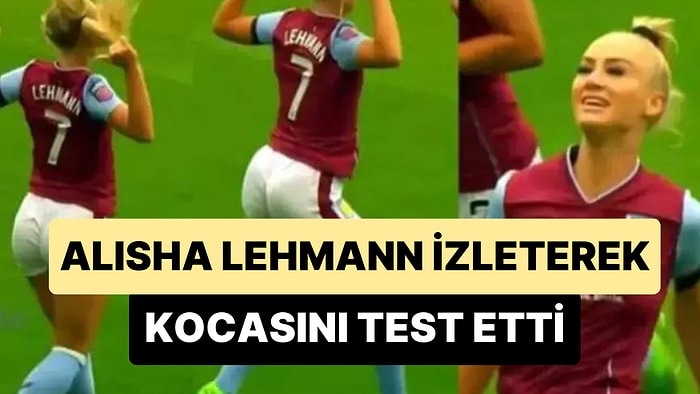 Kadın Futbolcunun Sevinme Anlarını İzlettikten Sonra Sorduğu Soru ile Kocasını Test Eden Kadın