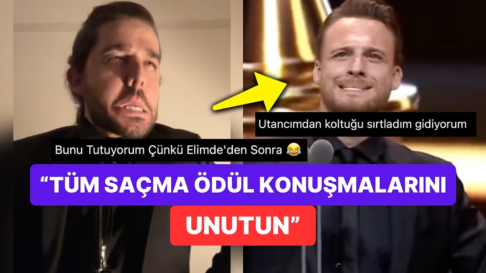 Tansu Dayan, Kerem Bürsin'in İngilizce Bildiğini Kanıtlarcasına Yaptığı Ödül Konuşmasını Fena Ti'ye Aldı!