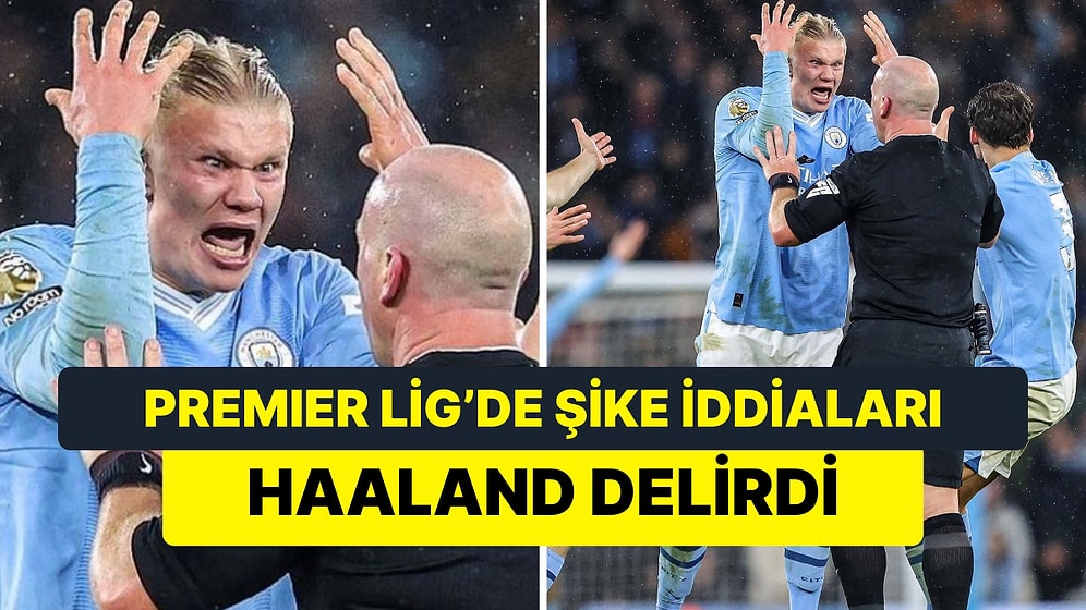 Premier Lig'de Şike İddialarının Hortladığı Manchester City Maçında Haaland'ın Tepkisi Rekor Etkileşim Aldı