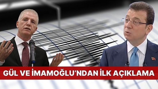 İstanbul'da da Hissedilen 5.1'lik Depremin Ardından Vali Gül ve İBB Başkanı İmamoğlu'ndan Açıklama