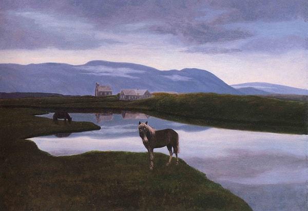 18. İzlanda: "Thingvellir" - Þórarinn Benedikt Þorláksson (1900)