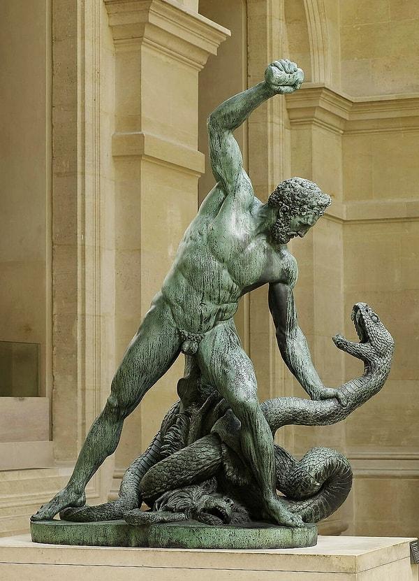 26. Monako: "Hercules fighting Acheloos transformed into a snake"- François Joseph Bosio (1824)